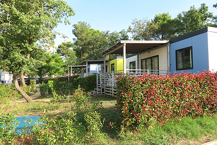 Luxe kamperen op camping Lanterna in Kroatië