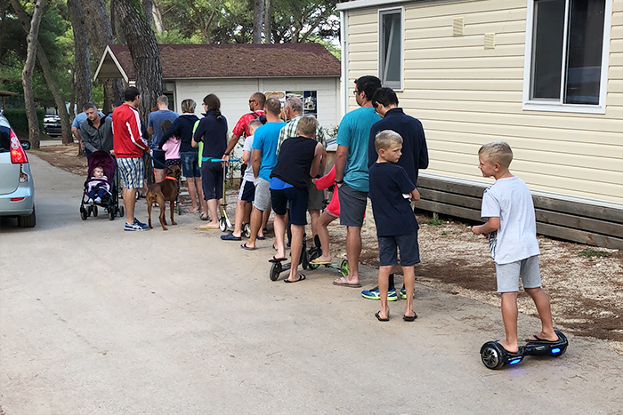 Luxe kamperen op camping Lanterna in Kroatië