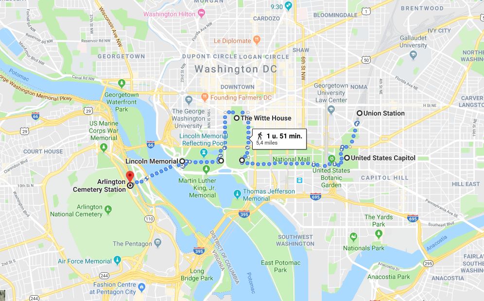 Washington DC in 1 dag, bezienswaardigheden en tips